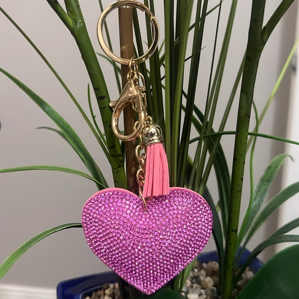 Heart Keychain / purse charm NWT
